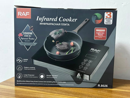 COCINA ELÉCTRICA CON LUZ INFRARROJA RAF